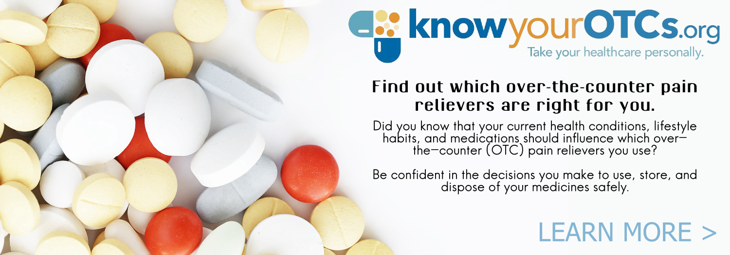 Know your over-the-counter (OTC) medicines