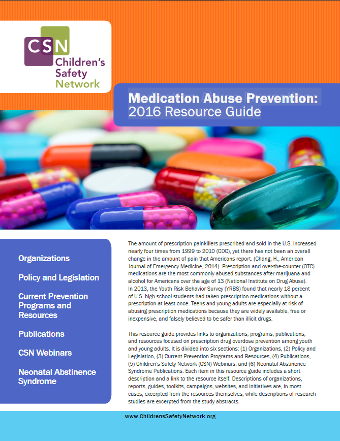 Medication Abuse Prevention - 2016 Resource Guide