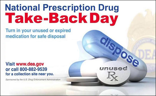 DEA National Prescription Drug Take-Back Day  